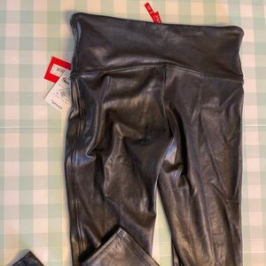 NWT Spanx faux leather leggings.